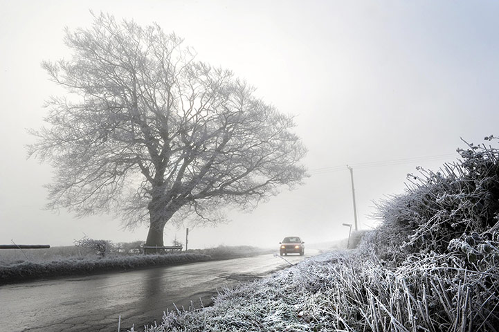 Snow and frost: Winter weather Dec 6th