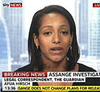 Afua Hirsch on Sky News on 7 December 2010. Photograph: Sky News