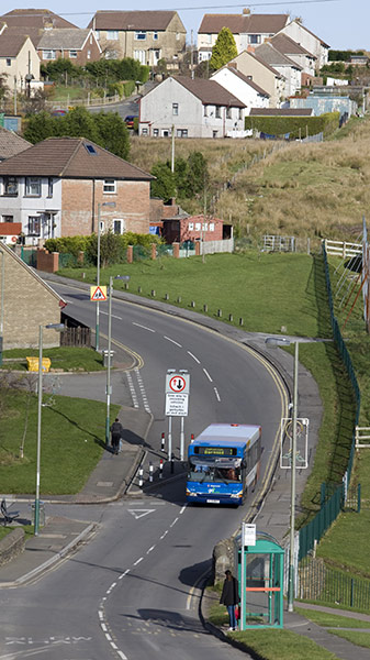 Spending cuts: Rural bus services in Fochriw village