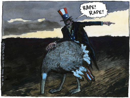 Steve Bell cartoon