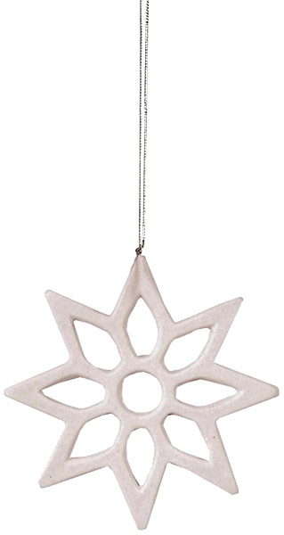 Xmas decorations: White: Xmas decorations: White