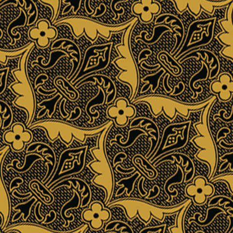 Interiors: Gold: Gold: Lys wallpaper