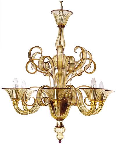 Interiors: Gold: Gold: chandelier