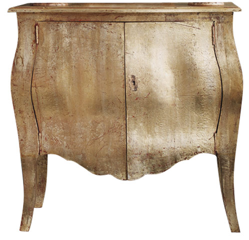 Interiors: Gold: Gold: cupboard