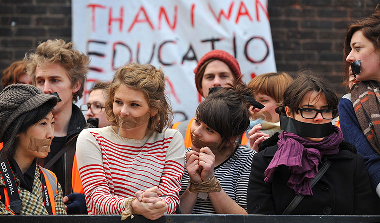 Student Protests 8 Dec: Increase in tuition fees