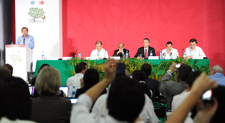 COP16 updates: UN secretary-general Ban Ki-moon