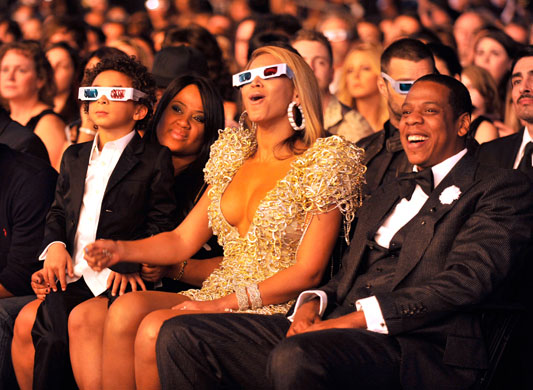 grammys: Juelz Knowles, Beyonce and Jay-Z