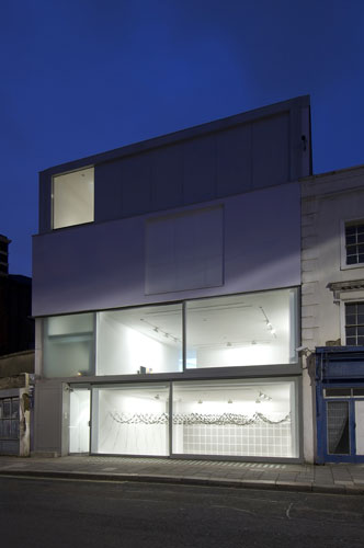 Art & Language: Exterior of the Lisson Gallery, London