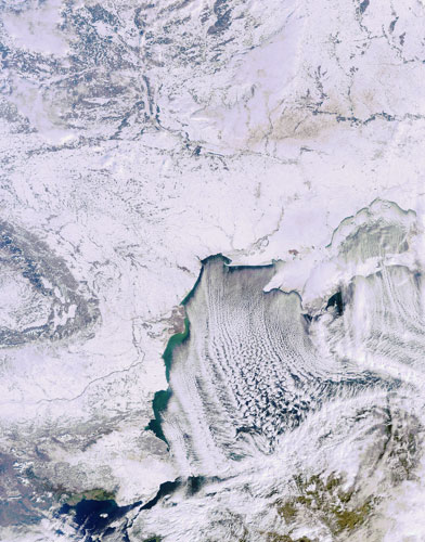 Satellite Eye on Earth: A deep freeze has gripped southeastern Europe 
