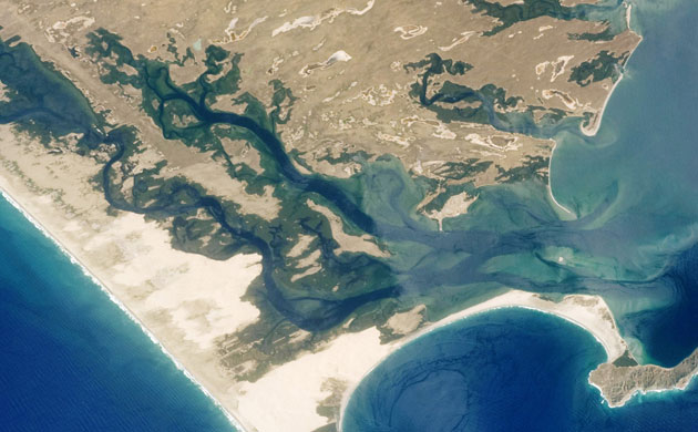 Satellite Eye on Earth: west coast of Baja California, USA