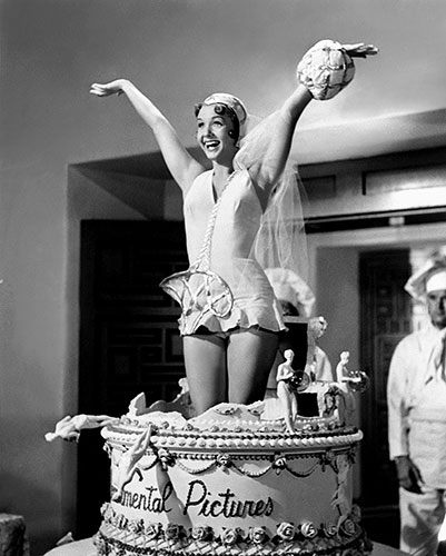 Food surprises: Debbie Reynolds in 'Singin' In The Rain'