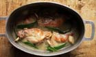 Rabbit, sherry and wild garlic recipe