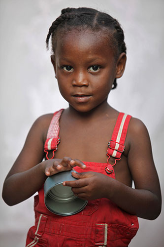 Haiti - What I saved: Tarah Cadet's mother saved a pot and a metal bowl