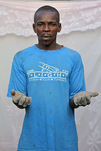 Haiti - What I saved: Guyteau Colin was not able to save anything