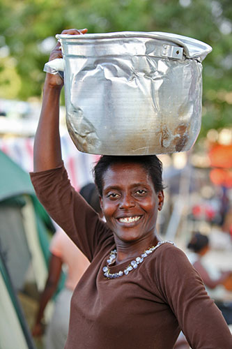 Haiti - What I saved: Bourbon Roseline saved a large pot