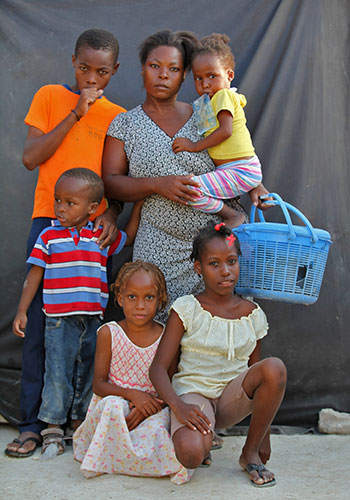 Haiti - What I saved: Anise Cange saved a basket so she can save food for her children