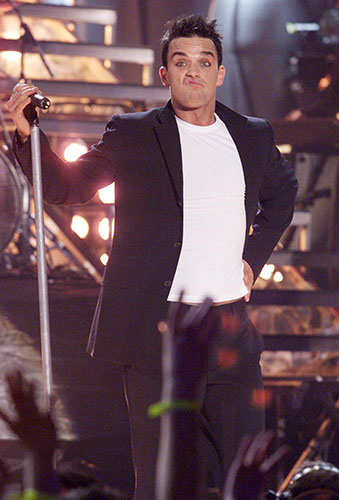 Brit Awards 30: 2001: Robbie Williams Brit Awards