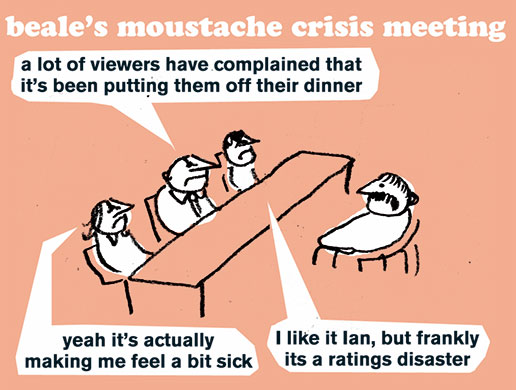 Eastendersvmodtoss: EastEnders/Beale's moustach