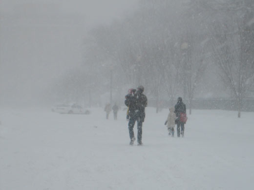 Tourists near the White House