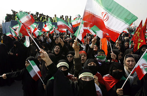 Iran 31st anniversary: 31st anniversary of the 1979 Islamic revolution in Tehran, Iran