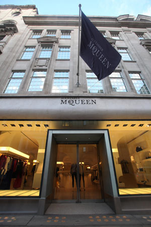 Alexander McQueen's shop
