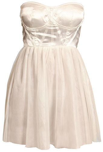 Fashion Trends 7: White prom dress from BooHoo