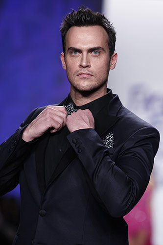 Fashion For Relief Haiti: Cheyenne Jackson walks the runway during the Fashion For Relief Haiti show