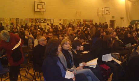 Hundreds flocked to the City of Leeds High School meeting back in February.