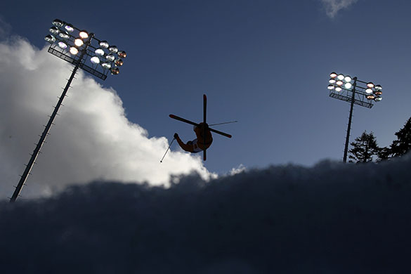 winter olympics day 3: Freestyle Skiing Men's Moguls 