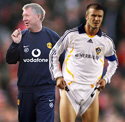 Beckham v Man Utd: Beckham v Man Utd