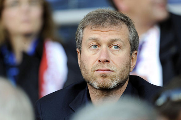 Russian oligarchs: Chelsea owner Roman Abramovich at a World Cup 2010 qualifying match
