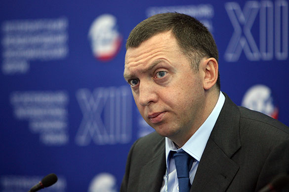 Russian oligarchs: Oleg Deripaska at the International Economic forum in St Petersburg