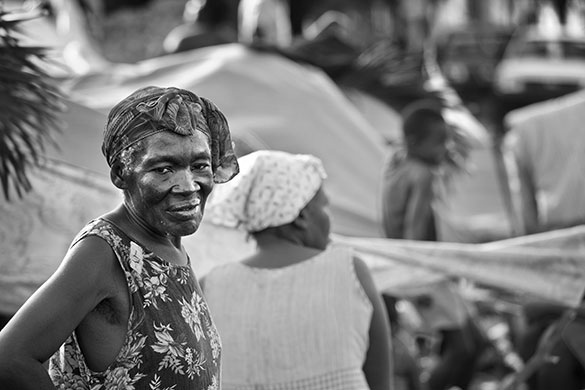 Haiti Exhibit Sale: Families who set temporary shelters Petion Ville,  Port-Au-Prince Haiti