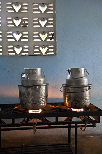 Haiti Exhibit Sale: The Let Agogo dairy processing factory in Limonade, Northern Haiti