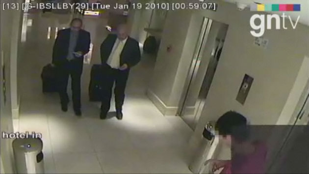 Mahmoud al-Mabhouh: An image grab allegedly shows two murder suspects in a hotel