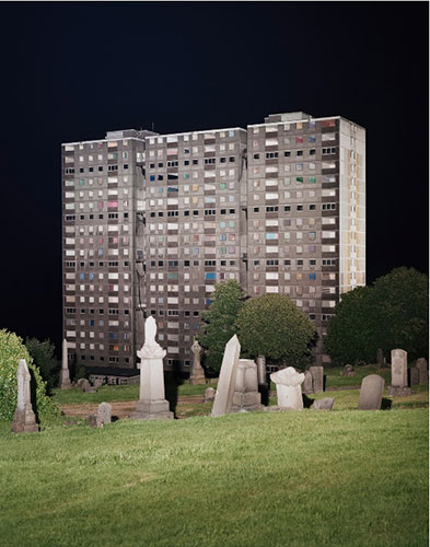 JG Ballard: Crash: Cyprien Gaillard, View of Sighthill Cemetery (2008)