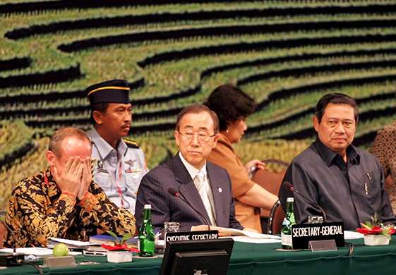 Yvo de Boer: Yvo de Boer UN Climate Change Conference in Nusa Dua, Bali, Indonesia