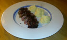 Duck with cherry sauce and parsnip pur&eacute;e recipe