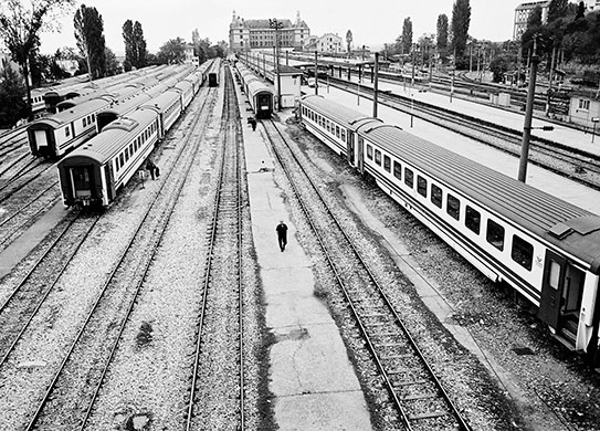 In pics: solitude: Railway tracks on the Asian side of Istanbul
