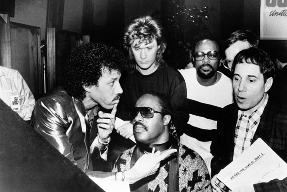 We are the world: Recording of  'We Are The World' 1985