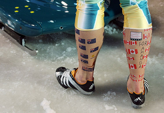 winter olympics day 9: men's two-man bobsled competition 