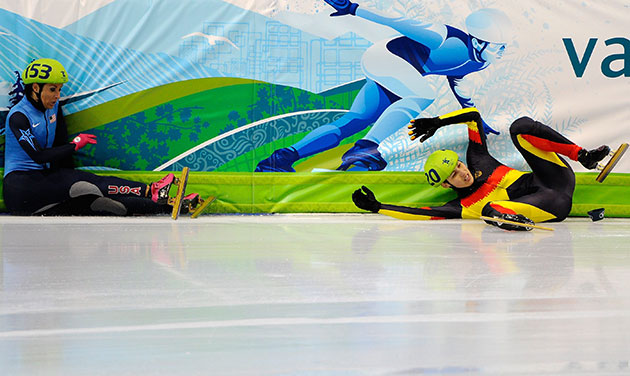 winter olympics day 9: Short Track Speed Skating  