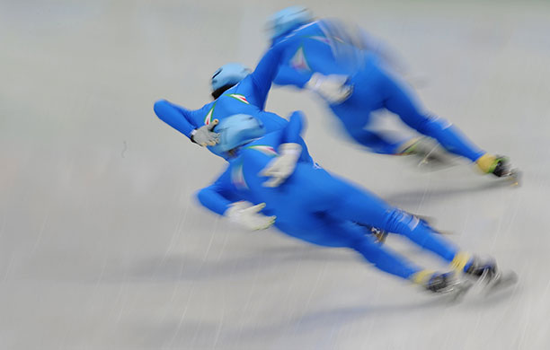 winter olympics day 9: Winter Olympics men's 1000m short-track 