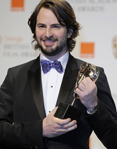 Baftas 2010: winners: Baftas 2010: Mark Boal with his BAFTA award
