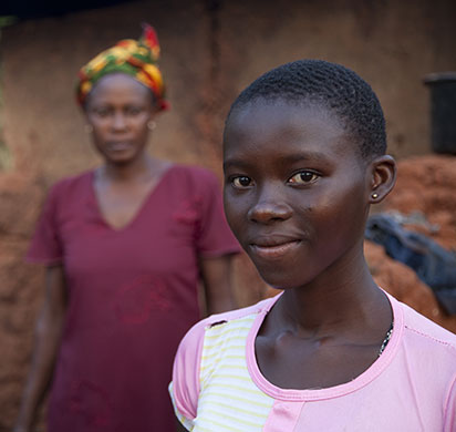 Ghana: Gifty Ansah with her mother Cecilia