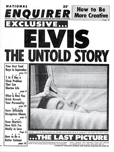 National Enquirer: Elvis Presley