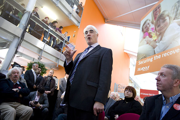 Politics: Alistair Darling at the launch