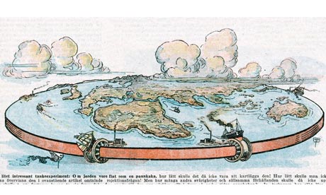 history flat earth society