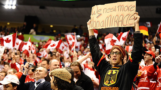 Winter Olympics Day 12: German Ice Hockey fan