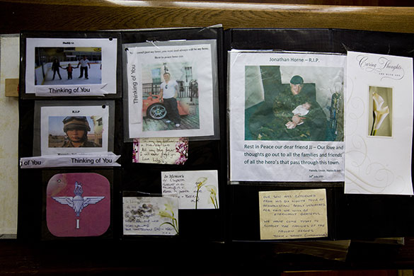 Wootton Bassett: Dedication notices collected from the war memorial 